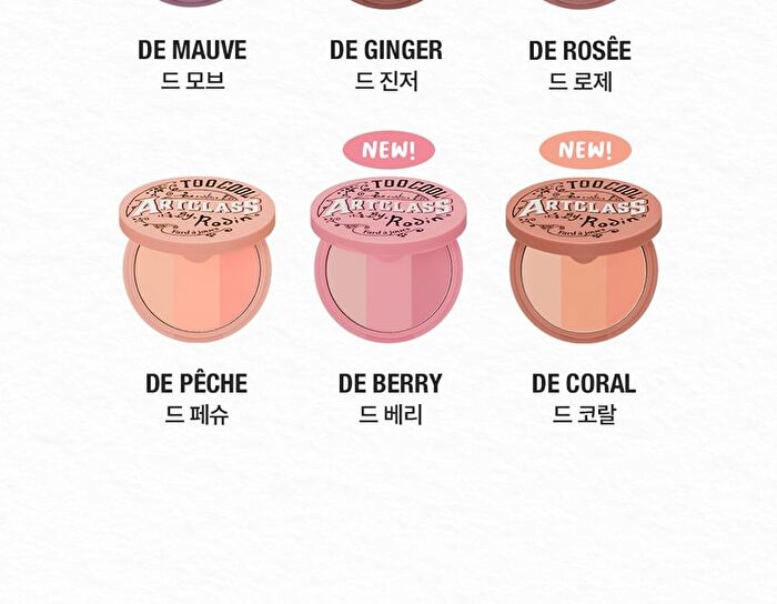 too cool for school Artclass By Rodin Blusher - 6 Types - De Mauve