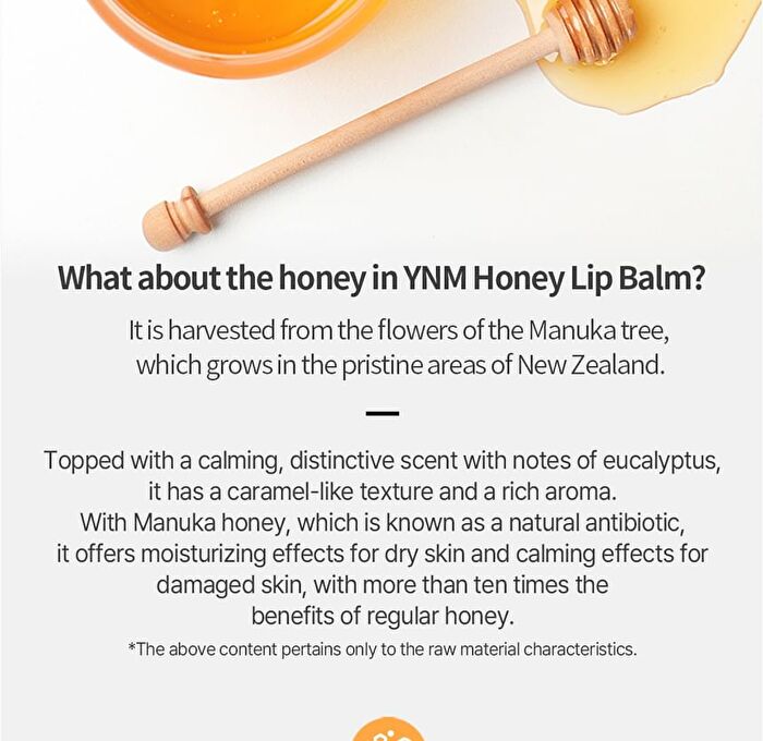 Ynm Natural Melting Honey Lip Balm - 3g