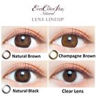 Natural One-Day Color Lens Natural Black 20 pcs - P-0.00 (20 pcs)