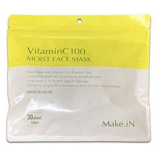 MAKE.iN VitaminC 100 Moist Face Mask - 30 pcs