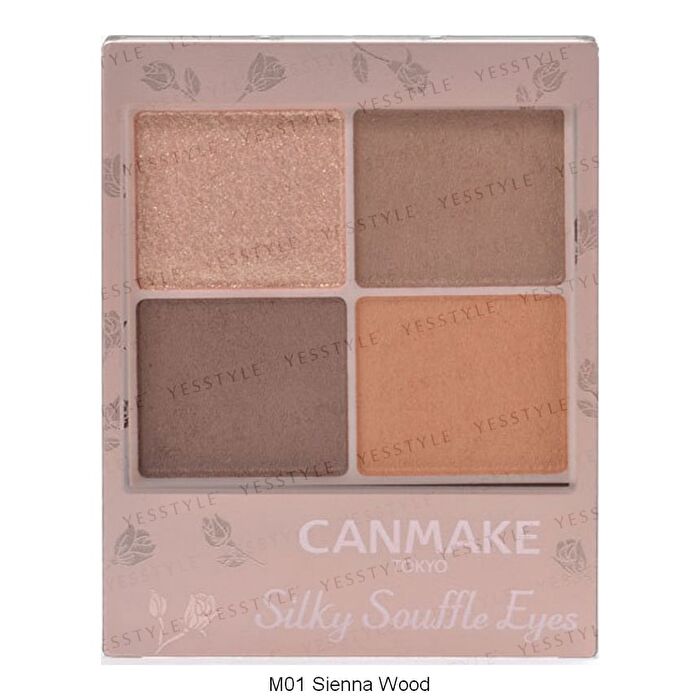 Canmake Silky Souffle Eyes Matte Type - M05 Mahogany Mocha