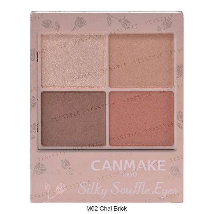 Canmake Silky Souffle Eyes Matte Type - M05 Mahogany Mocha
