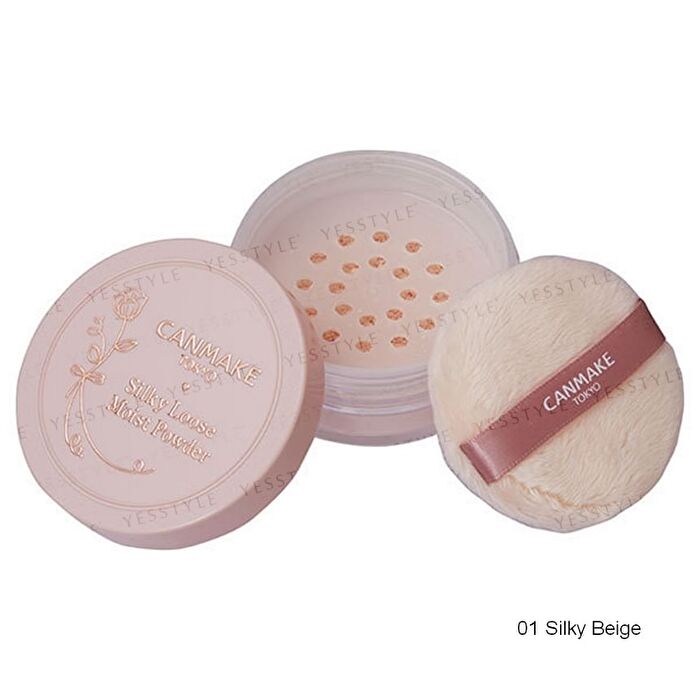 Canmake Silky Loose Moist Powder SPF 23 PA++ - 02 Sheer Lavender