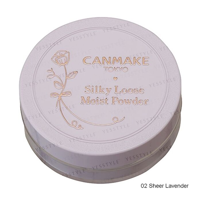 Canmake Silky Loose Moist Powder SPF 23 PA++ - 02 Sheer Lavender