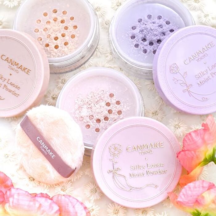 Canmake Silky Loose Moist Powder SPF 23 PA++ - 02 Sheer Lavender