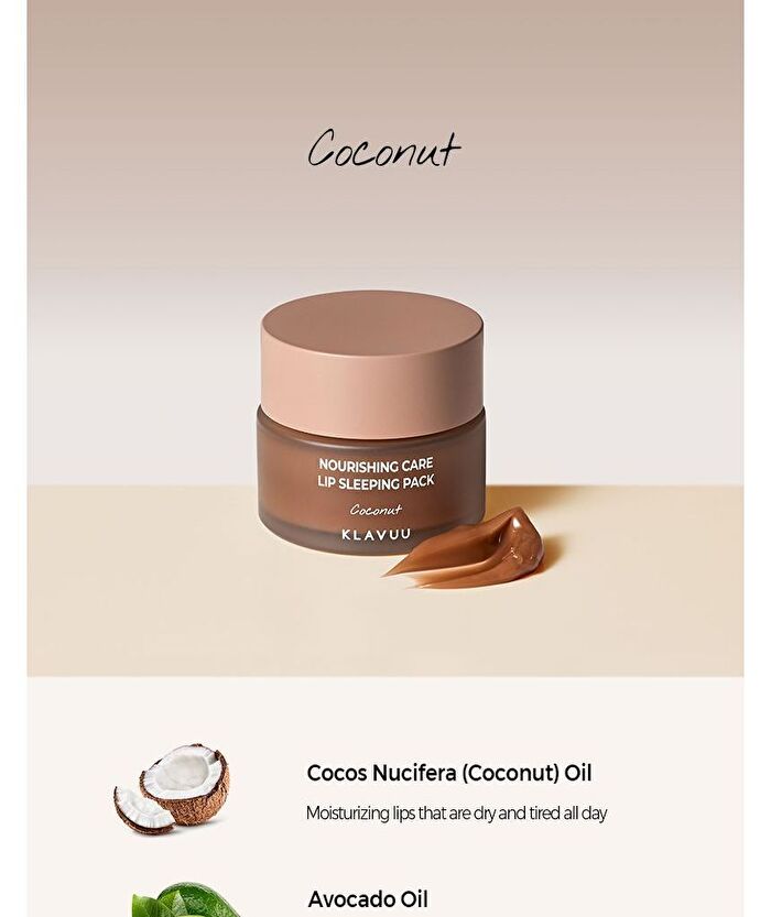 Klavuu Nourishing Care Lip Sleeping Pack  Mini - Vanilla