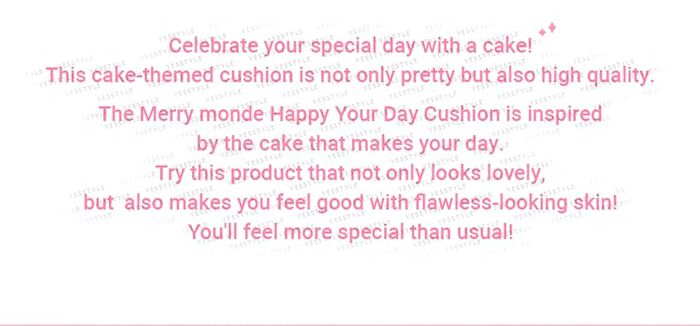 Happy Your Day Cushion Set - 3 Colors - #01 Ivory