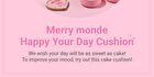 Happy Your Day Cushion Set - 3 Colors - #01 Ivory