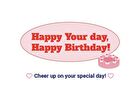 Happy Your Day Cushion Set - 3 Colors - #01 Ivory
