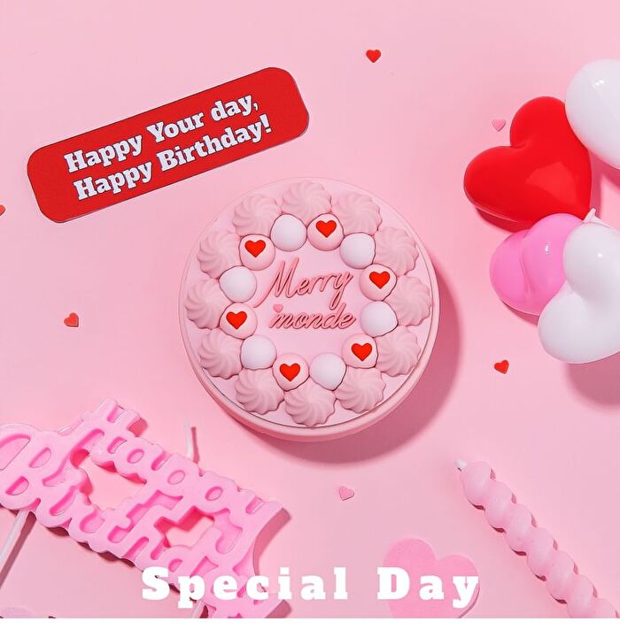 Happy Your Day Cushion Set - 3 Colors - #02 Vanilla