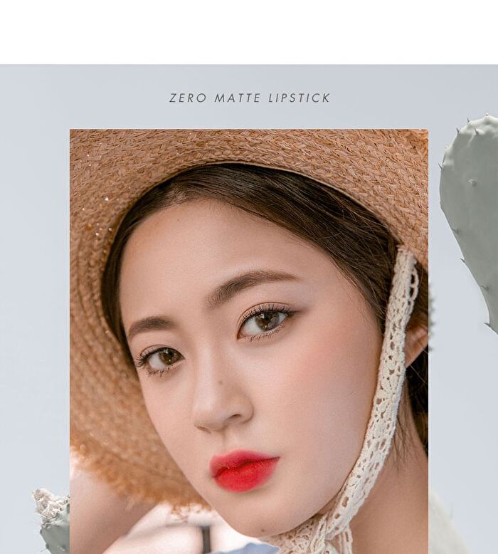 romand Zero Matte Lipstick Muteral Nude Collection - 3 Colors - #21 Smoked Beige