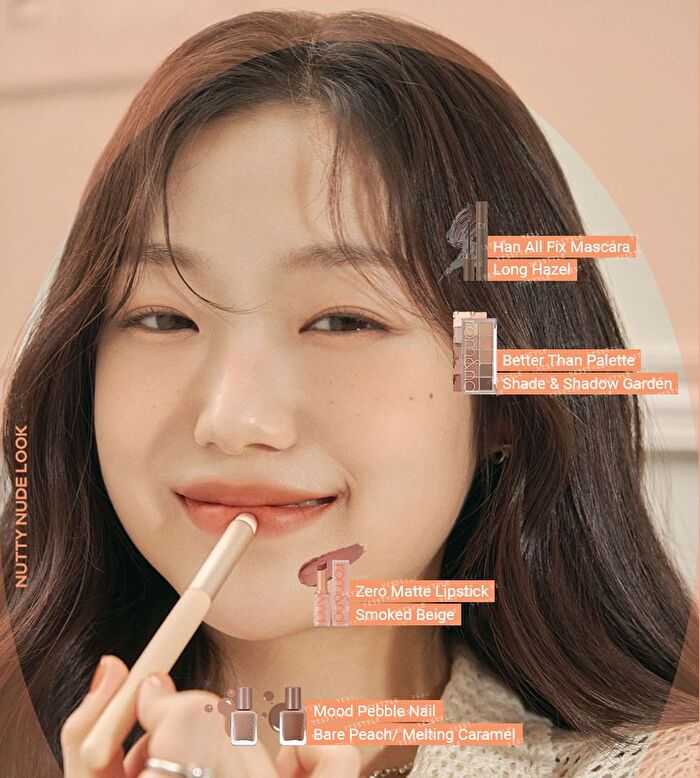 romand Zero Matte Lipstick Muteral Nude Collection - 3 Colors - #23 Ruddy Nude