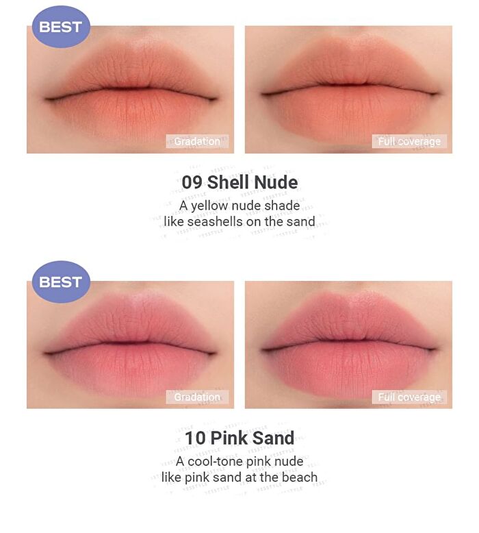 romand Zero Matte Lipstick Muteral Nude Collection - 3 Colors - #23 Ruddy Nude