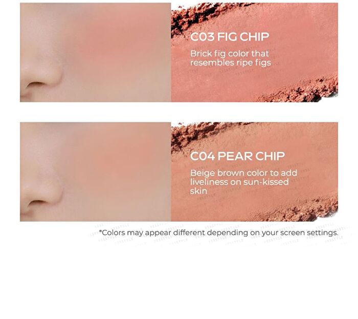 romand Better Than Cheek NEW - 9 Colors - C01 Peach Chip
