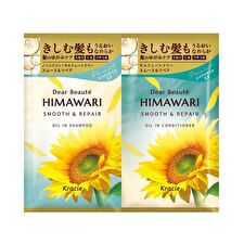Kracie Dear Beaute Himawari Oil In Shampoo & Conditioner Smooth & Repair Trial Set - 1 set