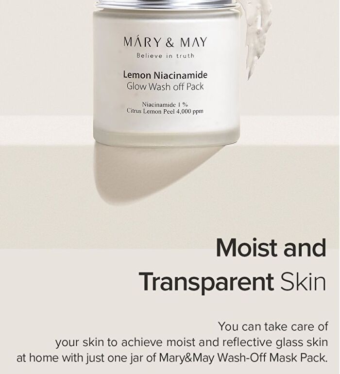 Lemon Niacinamide Glow Wash Off Mask Pack Mini - 30g