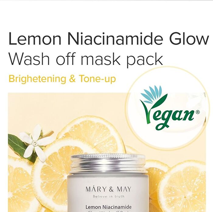 Lemon Niacinamide Glow Wash Off Mask Pack Mini - 30g