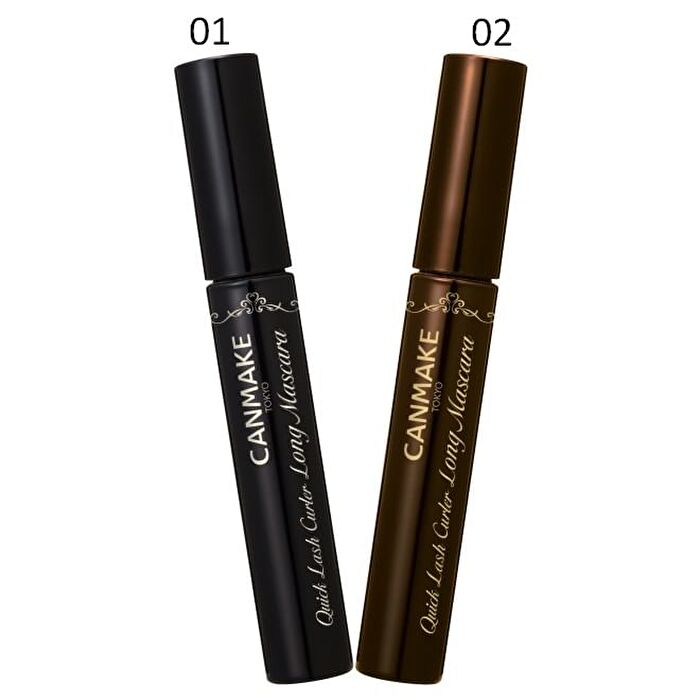 Canmake Quick Lash Curler Long Mascara - 01 Black