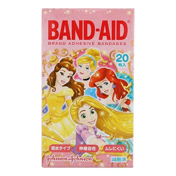 Disney Princess Band-Aid Adhesive Bandages - 20 pcs