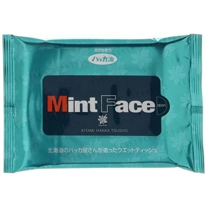 Mint Face Wet Sheet - 20 pcs