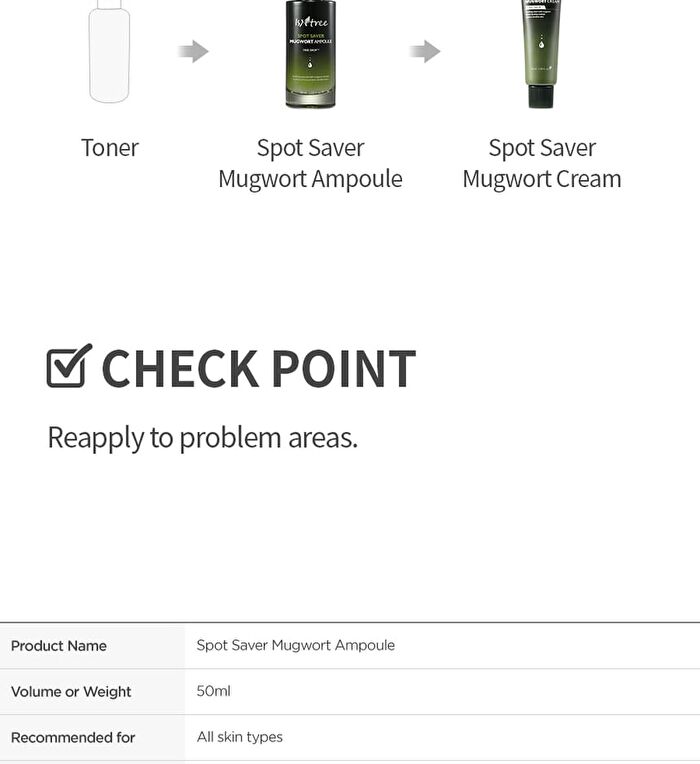 Mugwort Calming Ampoule - New Version - 50ml