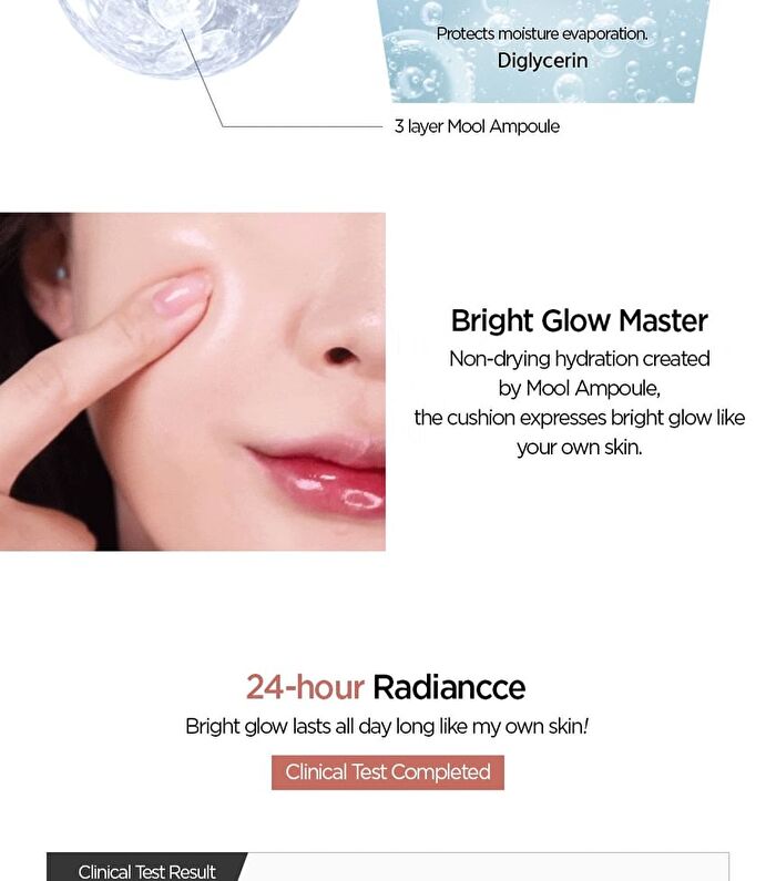 Jung Saem Mool Masterclass Radiant Cushion Set - 5 Colors - Y5 Honey