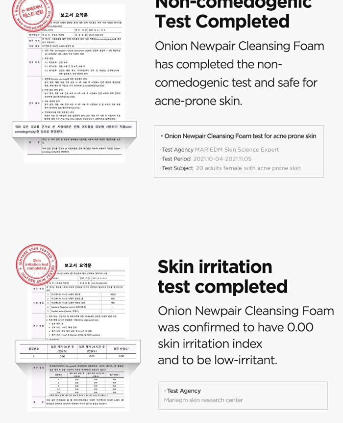 Onion Newpair Cleansing Foam - 2022 Version - 150ml