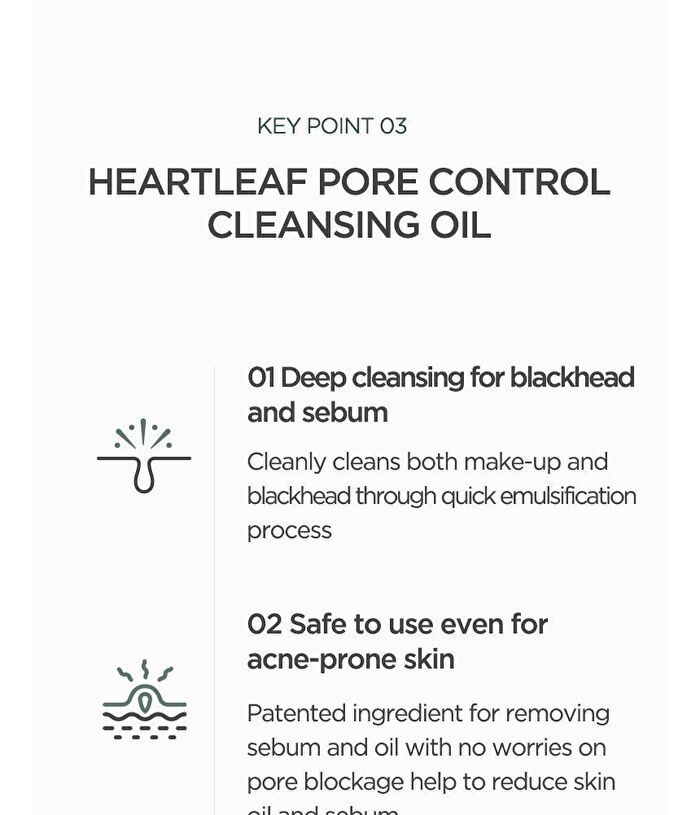 Heartleaf Pore Control Cleansing Oil - 200ml