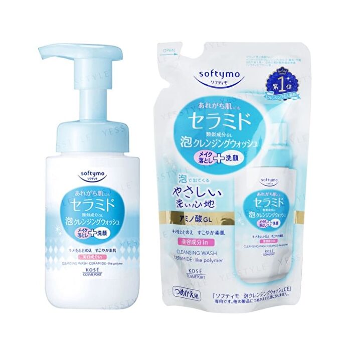 Softymo Ceramide Foam Cleansing Wash - 180ml Refill