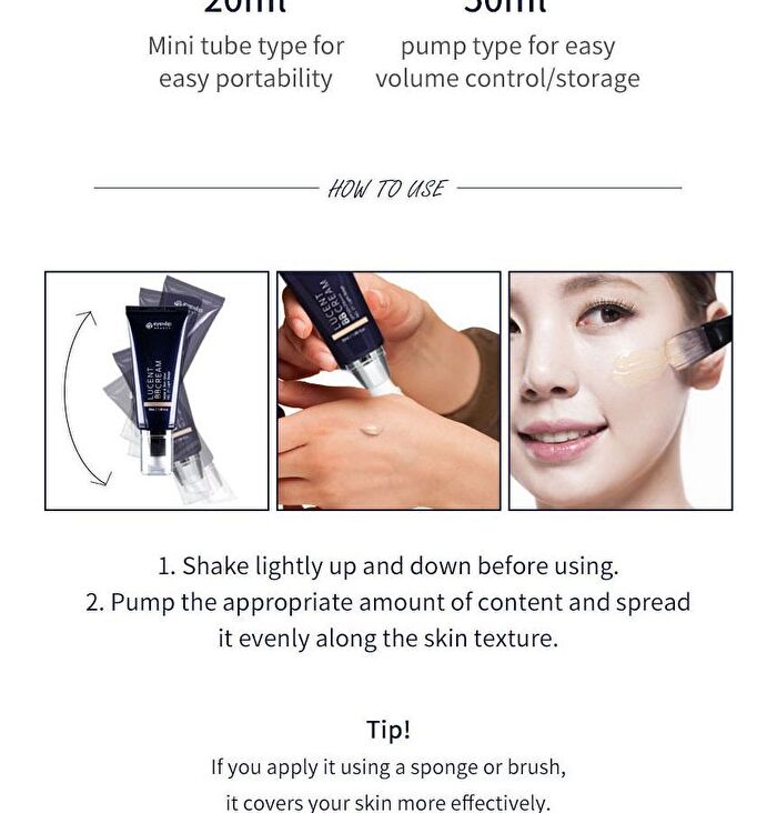 Lucent BB Cream Mini - 2 Colors - #21 Light Beige