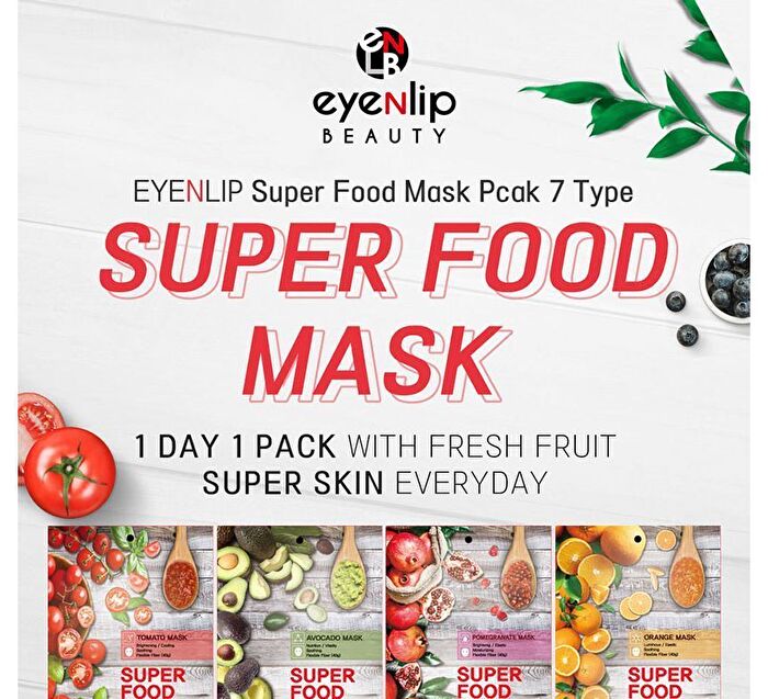 Super Food Mask Set - 17 Types - Peach