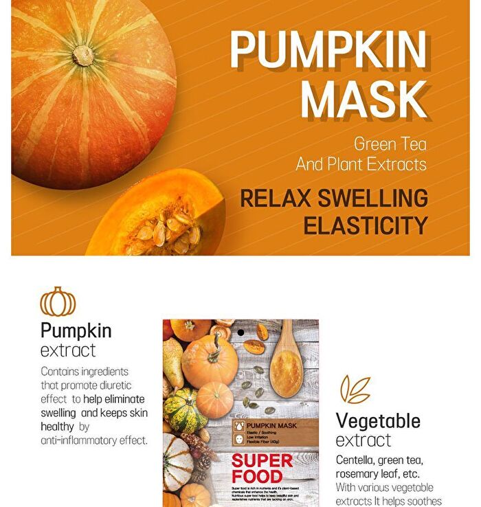 Super Food Mask Set - 17 Types - Peach