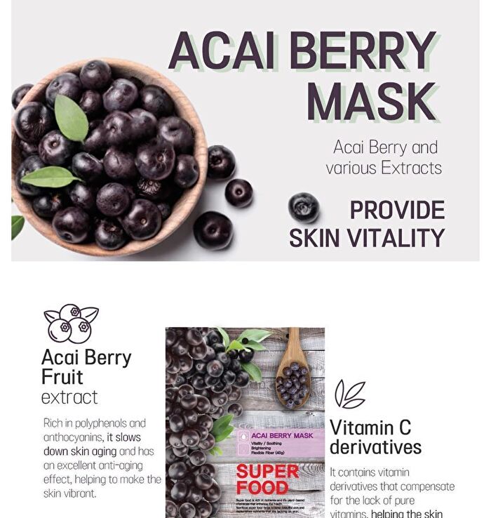 Super Food Mask Set - 17 Types - Peach