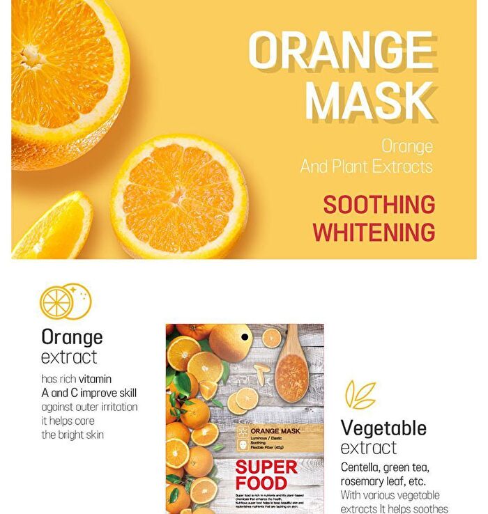 Super Food Mask Set - 17 Types - Paprika