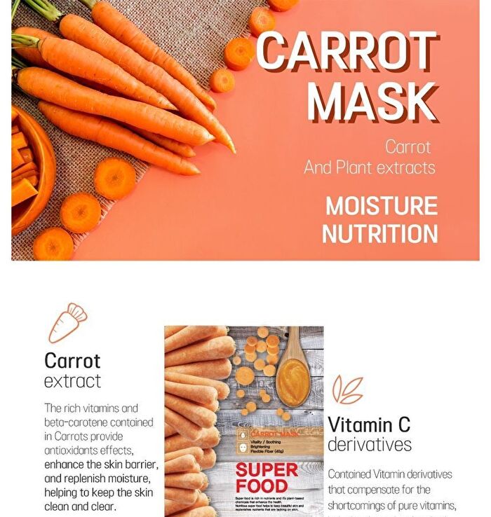 Super Food Mask Set - 17 Types - Pumpkin