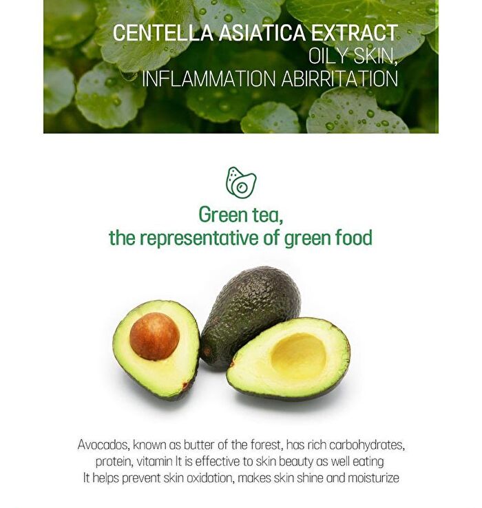 Super Food Mask Set - 17 Types - Avocado