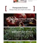 Super Food Mask Set - 17 Types - Pomegranate
