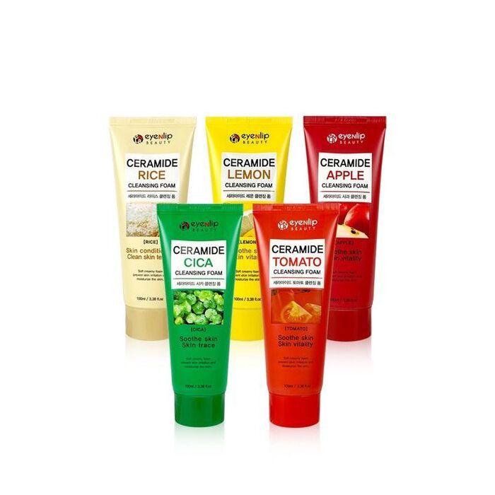 Ceramide Cleansing Foam - 5 Types - Tomato