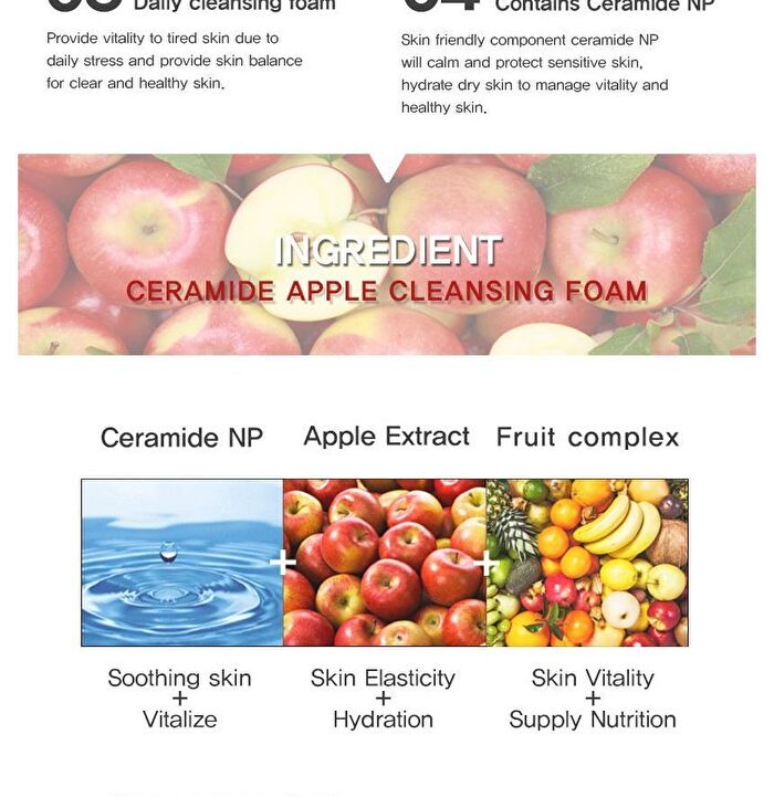 Ceramide Cleansing Foam - 5 Types - Rice