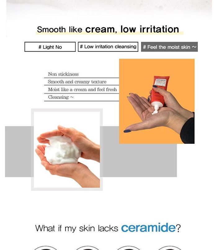 Ceramide Cleansing Foam - 5 Types - Rice