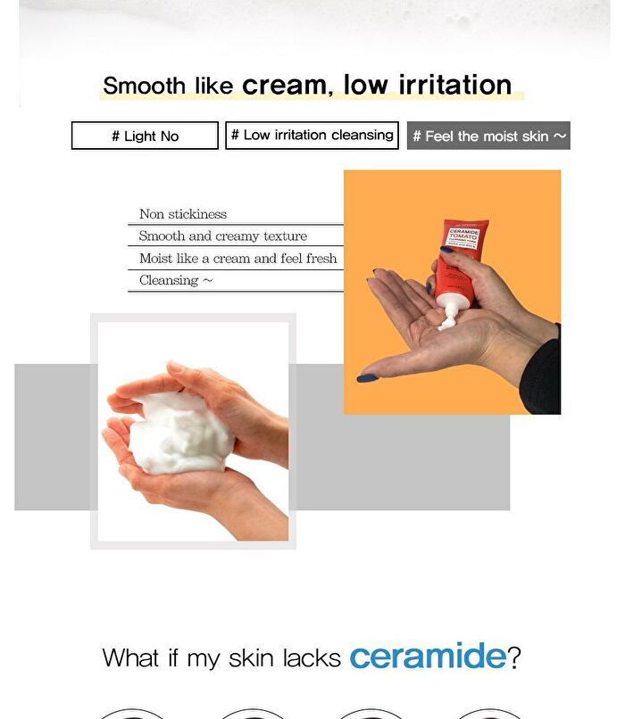 Ceramide Cleansing Foam - 5 Types - Rice