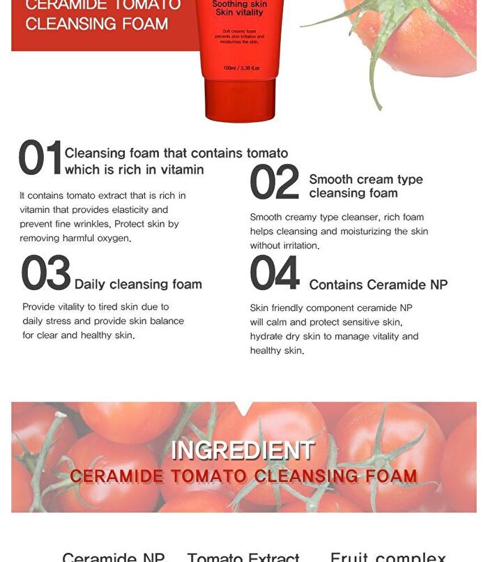 Ceramide Cleansing Foam - 5 Types - Rice