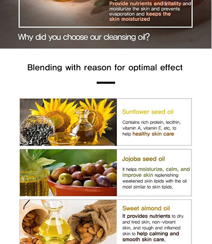 Cleansing Oil - 3 Types - VC Control