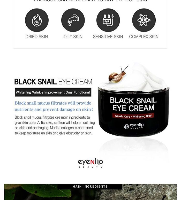 Black Snail Eye Cream - 50ml