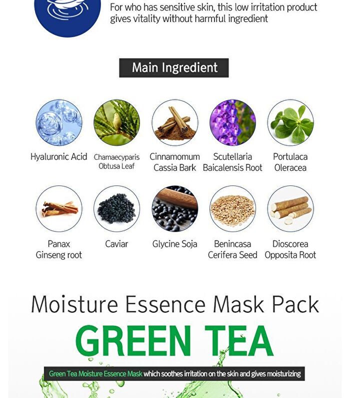 Moisture Essence Mask Set - 10 Types - Vitamin