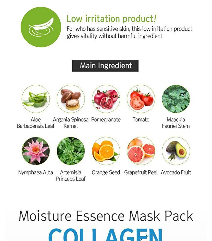 Moisture Essence Mask Set - 10 Types - Vitamin