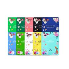 eyeNlip Moisture Essence Mask Set - 10 Types - Milk