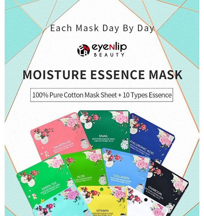 Moisture Essence Mask Set - 10 Types - Snail