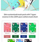 Moisture Essence Mask Set - 10 Types - Charcoal