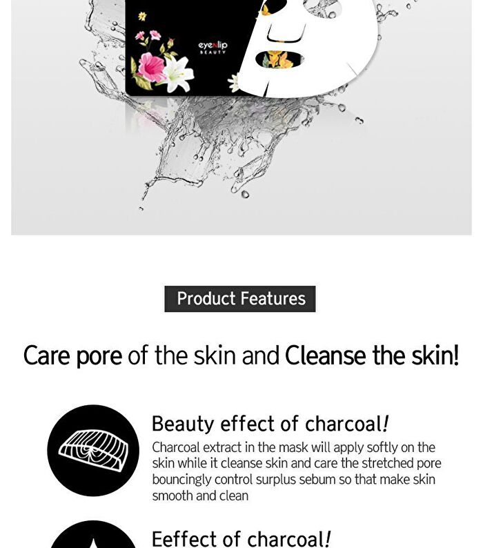 Moisture Essence Mask Set - 10 Types - Charcoal
